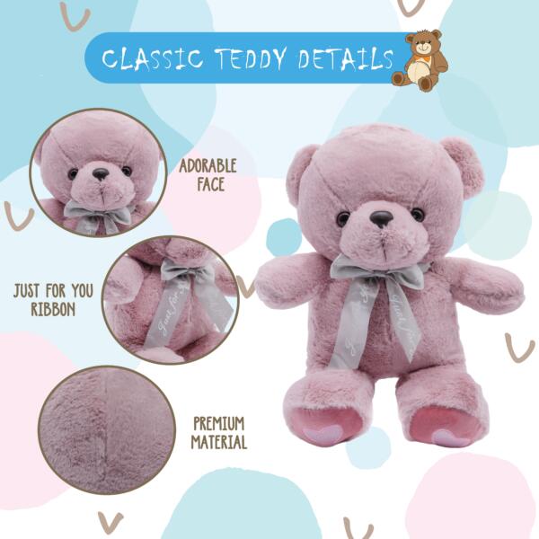 Ribbon Tie Stuffed Teddy - Image 7